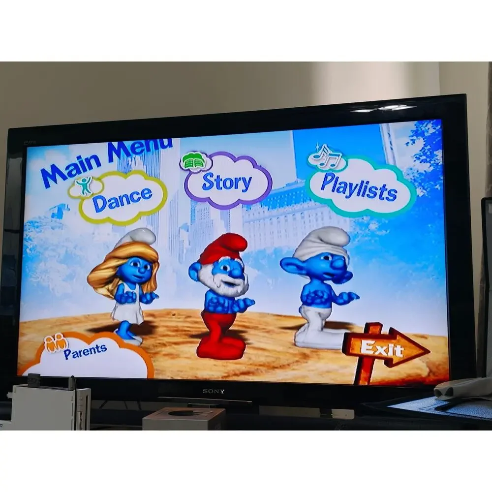 Smurfs Dance Party Wii CIB Complete Tested Ubisoft